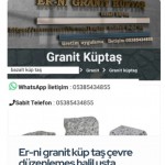 Erni granit küp taş begonit küp taş bazalt küp taş
